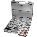 Performance Tool W1198 SAE/Metric 100-Piece Socket (1/4", 3/8" & 1/2" Drive) and Bit Set