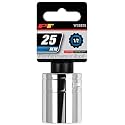 Performance Tool W32825 1/2 Drive 25mm 12Point Socket, 1 Pack