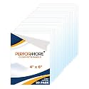Performore 20 Pack of 4x6 Inch Plexiglass Sheet with Protective Film, 0.04" (1mm) Thick PETG Panels, Clear Acrylic Plastic Sheet - Picture Frame Glass Replacement, Flexible Acrylic Sheet
