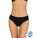 Period Swimwear Leakproof Menstrual Bikini Waterproof Bottom UPF 50+ Swim Brief Light Flow - Teens Girls Women