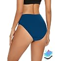 Period Swimwear Leakproof Menstrual Bikini Waterproof Bottom UPF 50+ Swim Brief Light Flow - Teens Girls Women