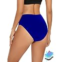 Period Swimwear Leakproof Menstrual Bikini Waterproof Bottom UPF 50+ Swim Brief Light Flow - Teens Girls Women