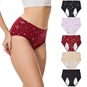 Period Underwear for Women Leak Proof Cotton Overnight Menstrual Panties