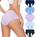 Period Underwear for Women Leak Proof Cotton Overnight Menstrual Panties