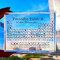 Periodic Table with Real Elements Inside, Exquisite Acrylic Periodic Table of Elements Display with 83 Real Samples, Incredible Gift for Science Education Lovers, Decoration for Desktop