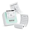 PeriPeri S1 Mini Bluetooth Thermal Printer Portable Inkfree Printer Works with 'Luck Jingle' App (Blue)