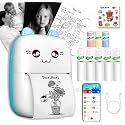 PeriPeri Mini Truck 2-Inch Barcode Label Printer, USB + Bluetooth Thermal Printer, Support Android, iOS, Windows &amp; Mac, Open Label App, 20-58mm Labels, 2000mAh Rechargeable Battery 1 Year Warranty
