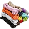 PerkHomy Bungee Shock Cord Rope Marine Grade Heavy Duty Polyester Bungie Elastic Stretch String for Kayak Strap Tarp Tie Down Canopy Boating Camping Tent Crafting Patio （Navy Blue-1/8 x 50'）