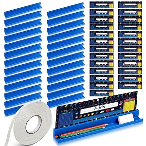 PerKoop 25 Pcs Classroom Desk Name Plates