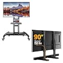 Perlegear Rolling TV Stand & Universal TV Stand Legs PGTVMC05-1&PGTVS20
