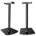 Perlegear Universal Speaker Stands Pair with Cable Management, 33.6 inch Speakers Stands for Bookshelf Speakers, Satellite Speakers & Surround Sound Speaker Holds to 22lbs (PGSS2)