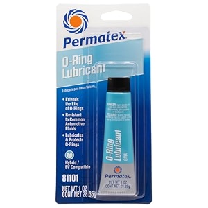 permatex 81101 o-ring lubricant lubricates amp extends life of o-rings gaskets seals pressure plugs amp valves pool pumps amp filters water faucet valves food grade certified 1 oz