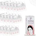 PERPAA Kumkum Velvet Round Bindi Box of 15 Flaps for Ladies Women Forehead Bindi (Stick On) (Size 11, Diameter 1.5mm, Red)