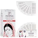 PERPAA Kumkum Velvet Round Bindi Box of 15 Flaps for Ladies Women Forehead Bindi (Stick On) (Size 9, Diameter 2mm, Dark Maroon)