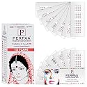 PERPAA Kumkum Velvet Round Bindi Box of 15 Flaps for Ladies Women Forehead Bindi (Stick On) (Size 11, Diameter 1.5mm, Dark Maroon)