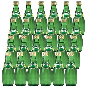 perrier sparkling natural mineral carbonated water 330 ml x 24 bottles  refreshing carbonated and naturally delicious
