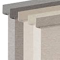 Persilux Light Filtering Roller Shades for Window Blinds,Cordless,Linen Fabric,Thermal Insulated Fabric UV Protection Shades for Home,Office,Bedroom,Door,Light Filtering-Light Brown,34" W X 72" H