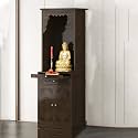 Personal Shrine Altar Table, Altar Table with Storage, Altar Cabinet, Meditation Prayer Table, Buddhist Altar, Meditation Chinese Buddha Niche Cabinet (50cm)