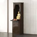 Personal Shrine Altar Table, Altar Table with Storage, Altar Cabinet, Meditation Prayer Table, Buddhist Altar, Meditation Chinese Buddha Niche Cabinet (40cm)