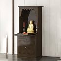 Personal Shrine Altar Table with Storage, Altar Cabinet, Meditation Prayer Table, Buddhist Altar, Meditation Chinese Buddha Niche Cabinet (70cm)