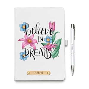 Personalised Diary with Name Engraved Metal
