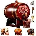 Personalized 3 Liter Wooden Whiskey Barrel,Oak Barrel for Aging Bourbon