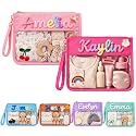 Personalized Baby Diaper Bag Clear Baby Toiletry Organizer with Wristlet