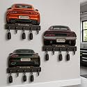 Personalized Car Key Holder Wooden Sign, Garage Entryway Organizer Décor