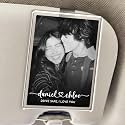 Personalized Car Visor Photo Clip, Drive Safe Picture Holder