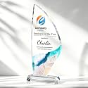 Personalized Crystal Trophy Award, Custom Awards and Trophies with Logo Photo Text, Teacher &amp; Employee Appreciation Gifts, Custom Plaque for Boss Coworker Teacher, Trophy Bulk