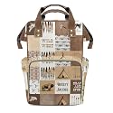 Personalized Diaper Bag Backpack Name West Cowboy Life Wild Multifunction Travel Backpack Nappy Bag Daypack for Mom Dad Boy Girl