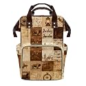 Personalized Diaper Bag Backpack Name West Cowboy Life Wild Gift the Best: Spacious Waterproof Nappy Bag for Men and Women
