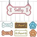 Personalized Dog Crate Name Plate, Custom Wooden Name Sign with Raised Lettering, Durable Waterproof Design for Kennel Accessories, Indoor Or Outdoor Use, Gift for Dog Lovers