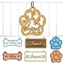 Personalized Dog Crate Name Plate, Custom Wooden Name Sign with Raised Lettering, Durable Waterproof Design for Kennel Accessories, Indoor Or Outdoor Use, Gift for Dog Lovers