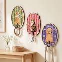 Personalized Dog Leash Holder for Wall, Custom Pet Hook, Key Organizer
