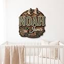 Personalized Duck Nursery Name Sign Mallard Duck Hunting Room Decor Art