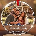 Personalized Christmas Ornaments 2026 Custom Family Glass