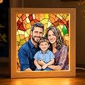 Personalized Family Portrait Sign, Custom Framed Photo Printing