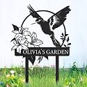 Personalized Garden Metal Sign, Custom Yard Sign with Stakes, Custom Garden Decor, Outdoor Yard Decor, Gifts for Gardeners