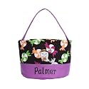 Personalized Halloween Basket, Trick Or Treat Bucket For Kids, Custom Name Halloween Candy Bags For Boys Girls (Style 5)
