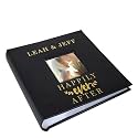 Personalized Happily Ever After Photo Album Small Leatherette 4x6 Holds 100 Photos Wedding Gift