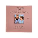Personalized Honeymoon Photo Album Small Leatherette 4x6 Holds 100 Photos Travel Memory Book