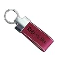 Personalized Key Chains with Names, Dates, or Photo • Premium Leather Custom Keychain • Drive Safe Keychain for Him or Her