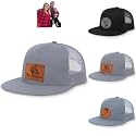 Personalized Kid Engraved Photo Baseball Cap: Custom Gray-Black Sun Hat - Adjustable Snapback Trucker Caps for Child