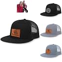 Personalized Kid Engraved Photo Baseball Cap: Custom Gray-Black Sun Hat - Adjustable Snapback Trucker Caps for Child