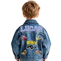 Personalized Kids Denim Jacket with Custom Name, Toddler Jean Jacket