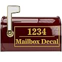 Personalized Mailbox Name Decal House Number Address Vinyl