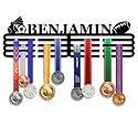 Personalized Medal Hanger Display - Custom Name Medal Holder Rack Wall Mount Decor, Trophy Shelf Tiered Award Rack Award Ribbon Hanger, Women Sports Medal Holder Rack for Dancing, Cheer, Ballet