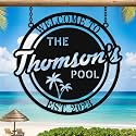 Personalized Metal Pool Signs for Outside, Custom Poolside Oasis Sign