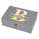 Personalized Monogram Keepsake Box, Engraved Gift for Men &amp; Groomsmen